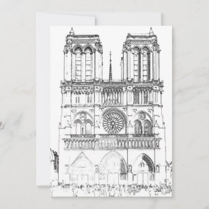 Notre Dame de Paris - Parijs, Frankrijk Kaart