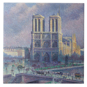 Notre-Dame de Paris (Parisian Cathedral, Frankrijk Tegeltje