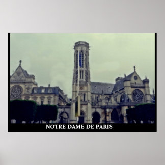 NOTRE DAME DE PARIS-poster Poster