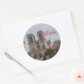 Notre Dame de Paris Ronde Sticker (Envelop)