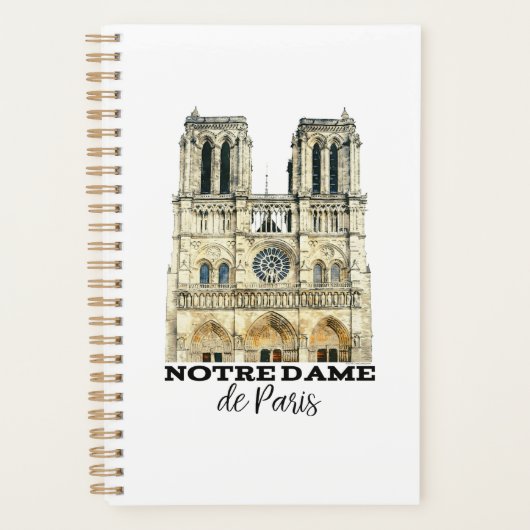 Notre-Dame de Paris Souvenir France Cathedral Planner (Voorkant)