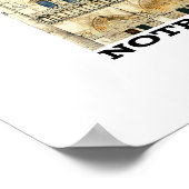 Notre-Dame de Paris Souvenir France Cathedral Poster (Hoek)