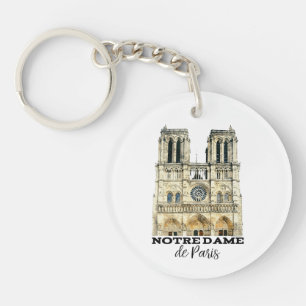 Notre-Dame de Paris Souvenir France Cathedral Sleutelhanger
