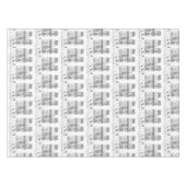 Notre Dame de Paris Tafelkleed (Voorkant (Horizontaal))