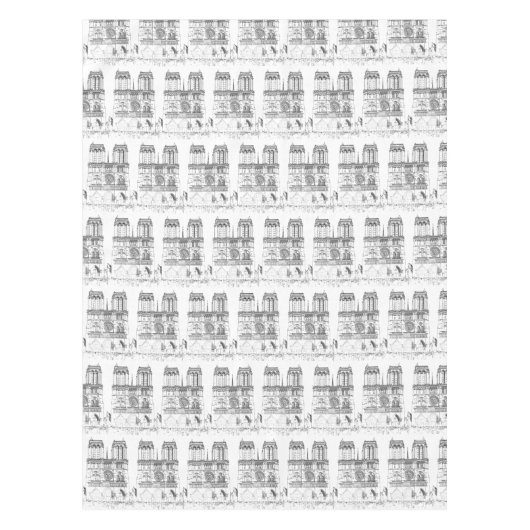 Notre Dame de Paris Tafelkleed (Voorkant)