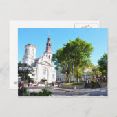 Notre Dame de Quebec Basilica Cathedraal Briefkaar Briefkaart (Voorkant / Achterkant)