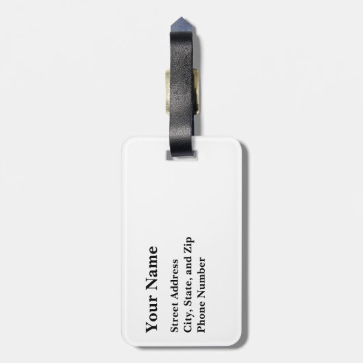 Notre Dame detail Bagagelabel (Achterkant verticaal)