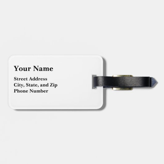 Notre Dame detail Bagagelabel (Achterkant horizontaal)