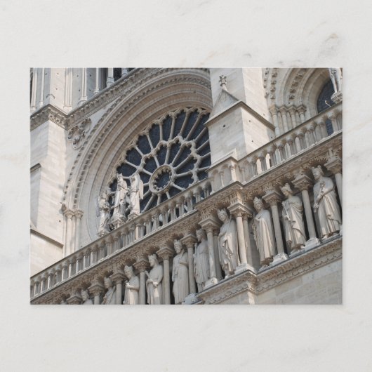 Notre Dame detail Briefkaart (Voorkant)