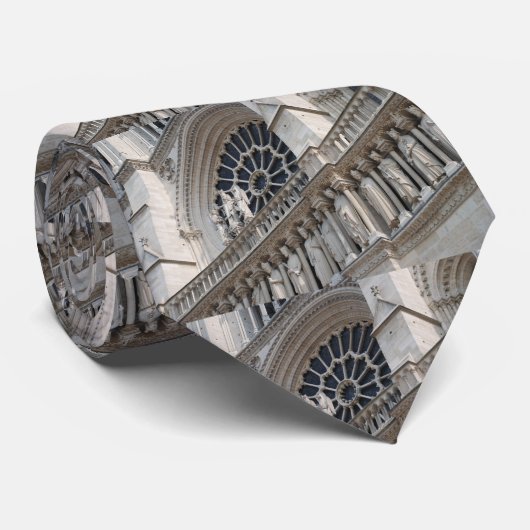Notre Dame detail Stropdas (Opgerold)