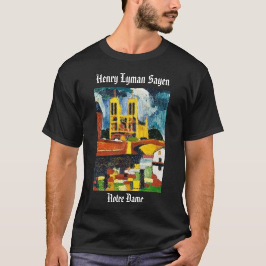 Notre Dame door Henry Lyman Sayen T-shirt (Voorkant)