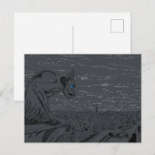 Notre Dame Gargoyle Briefkaart (Voorkant / Achterkant)