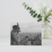 Notre Dame Gargoyle Briefkaart (Staand voorkant)