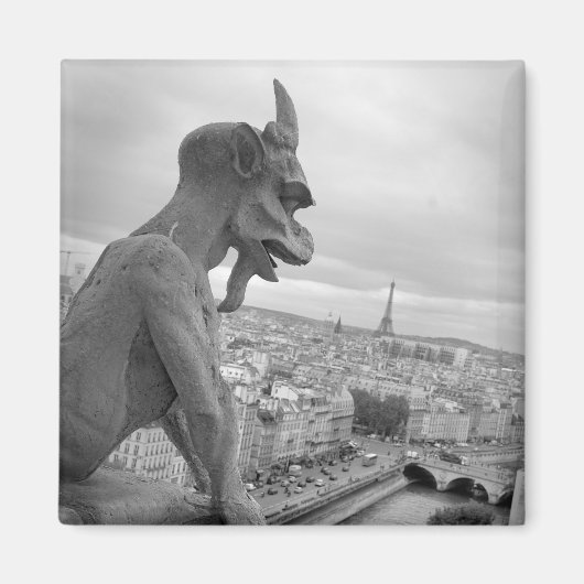 Notre Dame Gargoyle Magnet (Voorkant)