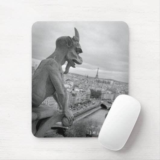 Notre Dame Gargoyle Mousepad Muismat (Met muis)