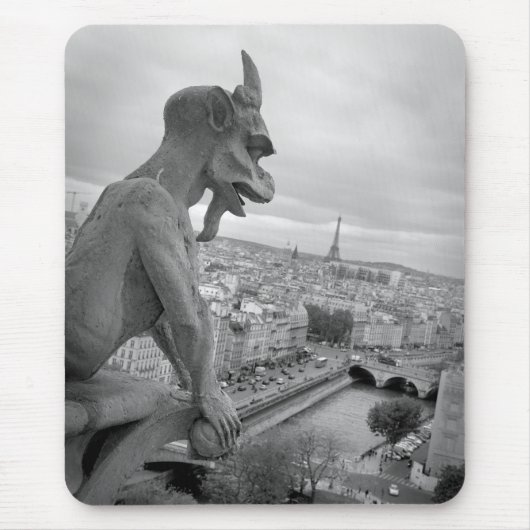 Notre Dame Gargoyle Mousepad Muismat (Voorkant)