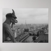 Notre Dame Gargoyle Poster (Voorkant)