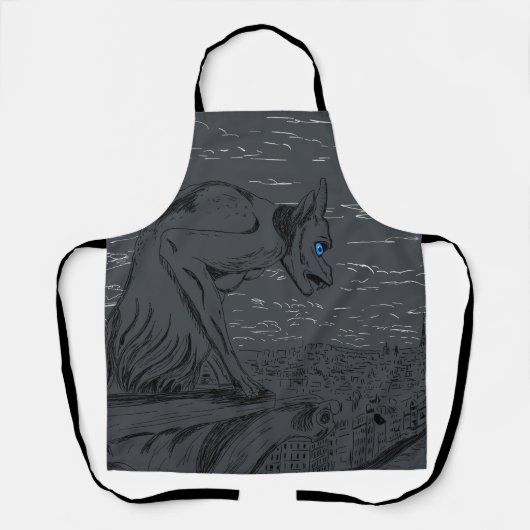 Notre Dame Gargoyle Schort (Voorkant)