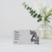 Notre Dame Gargoyle Visitekaartje (Staand voorkant)