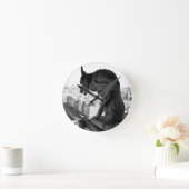 Notre Dame Gothic Gargoyle Fotofoto's Afdrukmuur Ronde Klok (Huis)