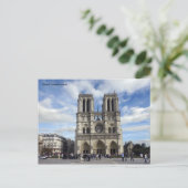 Notre Dame in Parijs Briefkaart (Staand voorkant)