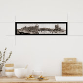 Notre Dame in Parijs Foto 1909 Poster (Keuken)