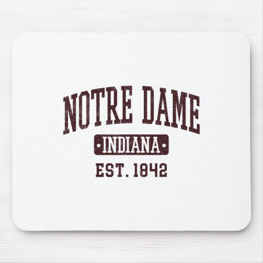 Notre Dame Indiana in de  atletische varsity spo Muismat (Voorkant)