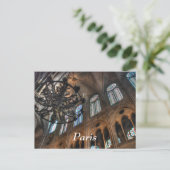 Notre Dame interior Briefkaart (Staand voorkant)