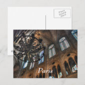 Notre Dame interior Briefkaart (Voorkant / Achterkant)