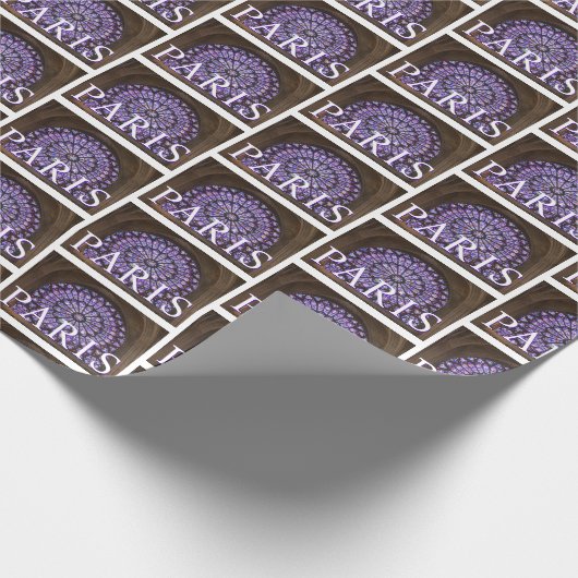 Notre Dame-kathedraal | Parijs, Frankrijk Cadeaupapier (Hoek)