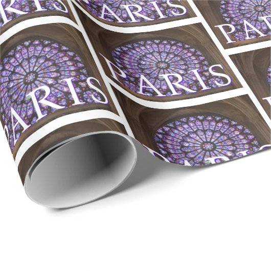 Notre Dame-kathedraal | Parijs, Frankrijk Cadeaupapier (Rol Hoek)