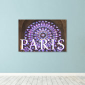 Notre Dame-kathedraal | Parijs, Frankrijk Canvas Afdruk (Insitu (Houten vloer))