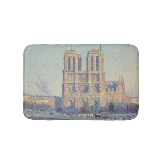 Notre Dame Kathedraal Parijs Frankrijk Classic Sch Badmat (Voorkant)