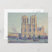 Notre Dame Kathedraal Parijs Frankrijk Classic Sch Briefkaart (Voorkant / Achterkant)