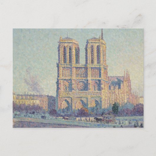 Notre Dame Kathedraal Parijs Frankrijk Classic Sch Briefkaart (Voorkant)