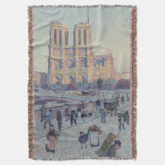 Notre Dame Kathedraal Parijs Frankrijk Classic Sch Deken (Voorkant Verticaal)