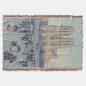 Notre Dame Kathedraal Parijs Frankrijk Classic Sch Deken (Voorkant)