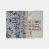 Notre Dame Kathedraal Parijs Frankrijk Classic Sch Fleece Deken (Voorkant (Horizontaal))