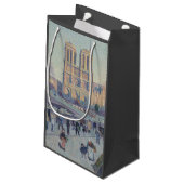 Notre Dame Kathedraal Parijs Frankrijk Classic Sch Klein Cadeauzakje (Achterkant Gekanteld)