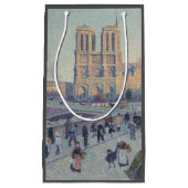 Notre Dame Kathedraal Parijs Frankrijk Classic Sch Klein Cadeauzakje (Voorkant)