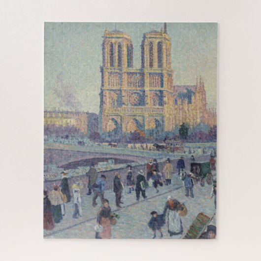 Notre Dame Kathedraal Parijs Frankrijk Classic Sch Legpuzzel (Verticaal)