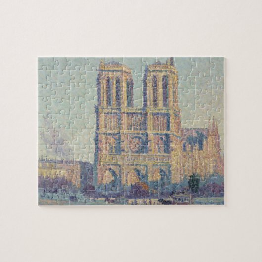 Notre Dame Kathedraal Parijs Frankrijk Classic Sch Legpuzzel (Horizontaal)