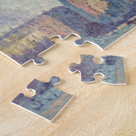 Notre Dame Kathedraal Parijs Frankrijk Classic Sch Legpuzzel (Zijkant)