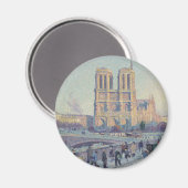 Notre Dame Kathedraal Parijs Frankrijk Classic Sch Magneet (Voorkant / Achterkant)