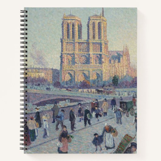 Notre Dame Kathedraal Parijs Frankrijk Classic Sch Notitieboek (Voorkant)