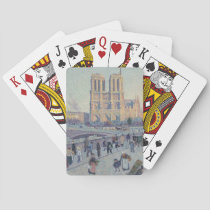 Notre Dame Kathedraal Parijs Frankrijk Classic Sch Pokerkaarten