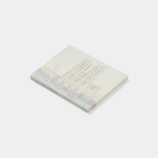 Notre Dame Kathedraal Parijs Frankrijk Classic Sch Post-it® Notes (Schuin)