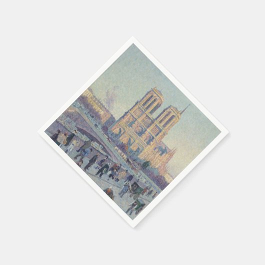 Notre Dame Kathedraal Parijs Frankrijk Classic Sch Servet (Hoek)