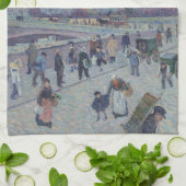 Notre Dame Kathedraal Parijs Frankrijk Classic Sch Theedoek (Gevouwen)