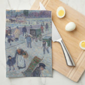 Notre Dame Kathedraal Parijs Frankrijk Classic Sch Theedoek (Quarter Fold)